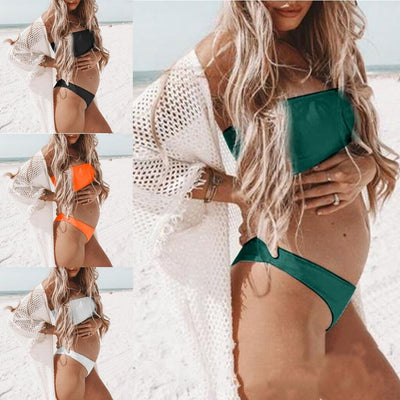 Tube Top Bikini für schwangere Inkognito